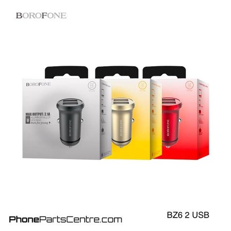 Borofone Borofone Car Charger 2 USB BZ6 (10 pcs)