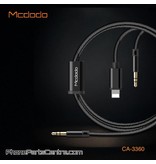 Mcdodo Mcdodo 2-in-1 3.5mm Jack AUX Cable to Lightning + 3.5mm Jack AUX CA-3360 1.2m (5 pcs)