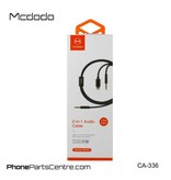 Mcdodo Mcdodo 2-in-1 3.5mm Jack AUX Kabel naar Lightning + 3.5mm Jack AUX CA-3360 1.2m (5 stuks)