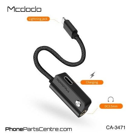 Mcdodo Mcdodo 2-in-1 Lightning Cable to 3.5mm Jack AUX + Lightning CA-3471 (5 pcs)