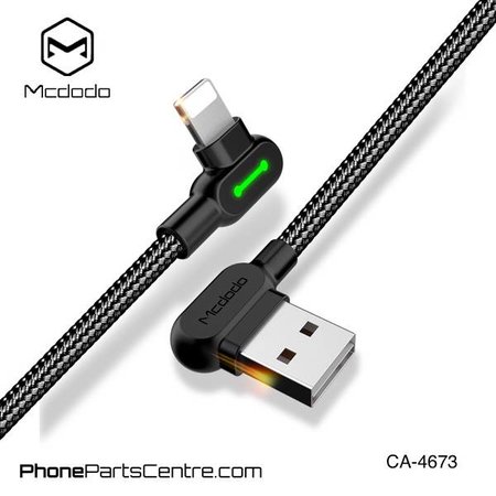 Mcdodo Mcdodo 90 Degrees Lightning Cable - Buttom Series CA-4673 1.8m (10 pcs)