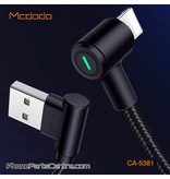 Mcdodo Mcdodo 90 Degrees with LED Lightning Cable - CA-5381 1.8m (10 pcs)