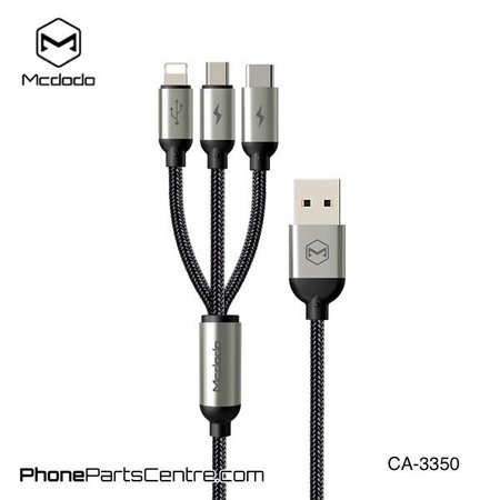 Mcdodo Mcdodo 3-in-1 Lightning Cable + Micro-USB + Type C CA-3351 1.2m (5 pcs)