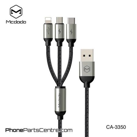 Mcdodo Mcdodo 3-in-1 Lightning Kabel + Micro-USB + Type C CA-3351 1.2m (5 stuks)