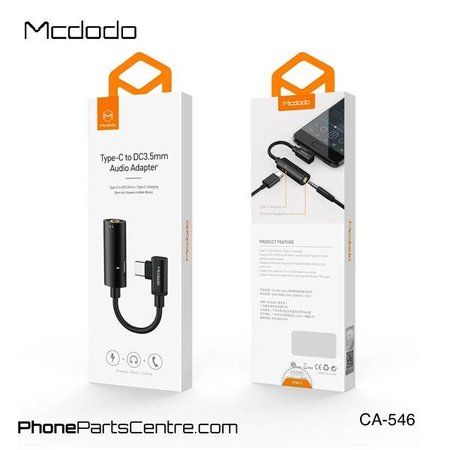 Mcdodo Mcdodo 2-in-1 Type C Kabel naar 3.5mm Jack AUX + Type C CA-5460 (10 stuks)