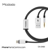 Mcdodo Mcdodo 2-in-1 Lightning Cable to 3.5mm Jack AUX + USB CA-3461 1.2m (5 pcs)