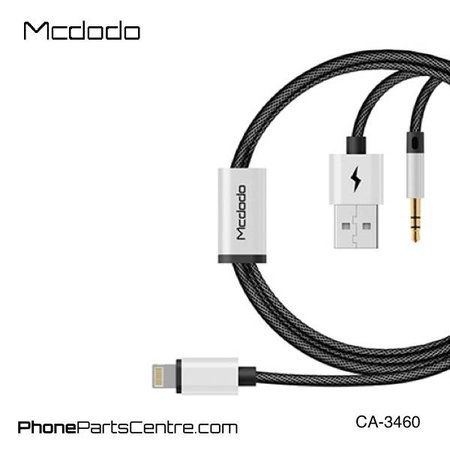 Mcdodo Mcdodo 2-in-1 Lightning Cable to 3.5mm Jack AUX + USB CA-3461 1.2m (5 pcs)