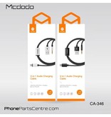 Mcdodo Mcdodo 2-in-1 Lightning Kabel naar 3.5mm Jack AUX + USB CA-3461 1.2m (5 stuks)