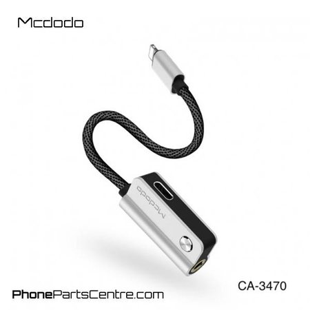 Mcdodo Mcdodo 2-in-1 Lightning Cable to 3.5mm Jack AUX + Lightning CA-3471 (5 pcs)