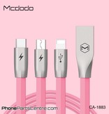 Mcdodo Mcdodo 3-in-1 Lightning Cable + Micro-USB + Type C - CA-1881 1.2m (5 pcs)