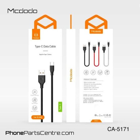 Mcdodo Mcdodo Type C Cable - Warrior series CA-5170 1m (10 pcs)