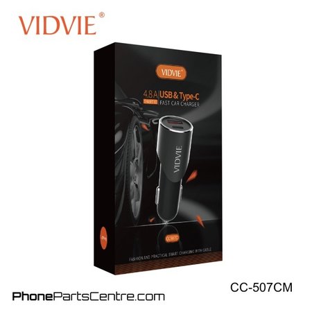 Vidvie Car Charger Micro-USB Cable 1 USB 1 Type C CC-507CM (10 pcs)