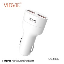 Vidvie Car Charger Lightning Cable 2 USB CC-509L (10 pcs)