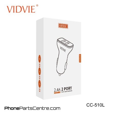 Vidvie Car Charger Lightning Cable 2 USB CC-510L (10 pcs)