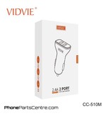 Vidvie Car Charger Micro-USB Cable 2 USB CC-510M (10 pcs)