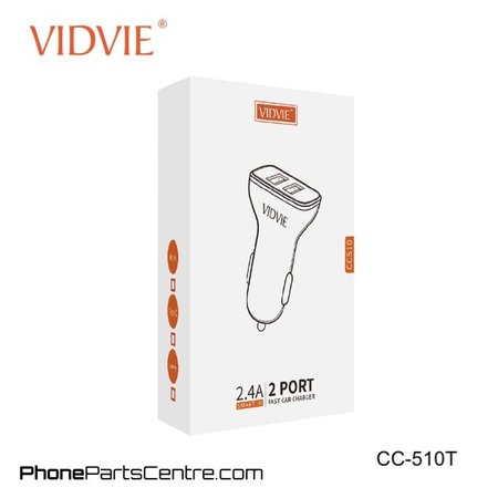 Vidvie Car Charger Type C Cable 2 USB CC-510T (10 pcs)