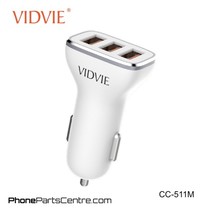 Vidvie Autolader Micro-USB Kabel 3 USB CC-511M (10 stuks)