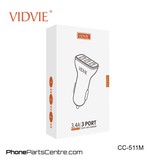Vidvie Car Charger Micro-USB Cable 3 USB CC-511M (10 pcs)