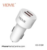 Vidvie Car Charger Micro-USB Cable 2 USB CC-512M (10 pcs)