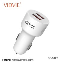 Vidvie Car Charger Type C Cable 2 USB CC-512T (10 pcs)