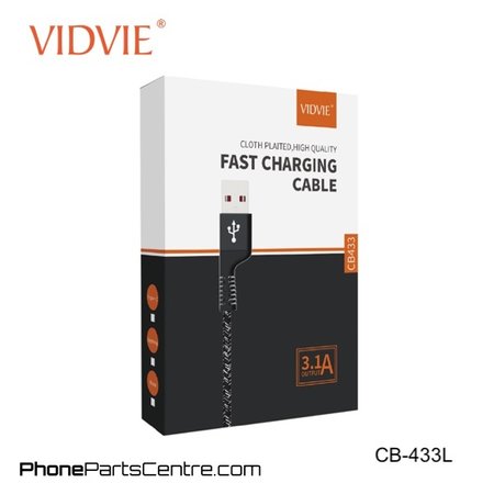 Vidvie Lightning Cable 1.2 meter CB-433L (10 pcs)