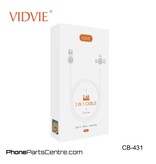 Vidvie  3 in 1 Lightning Cable + Micro-USB + Type C CB-431 (10 pcs)