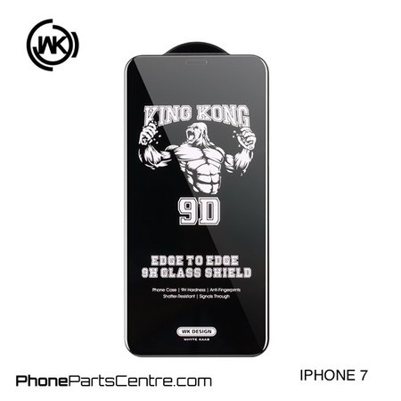 WK WK King Kong 9D Scherm iPhone 7 (10 stuks)