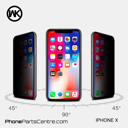 WK WK King Kong 5D Privacy Scherm iPhone X (5 stuks)