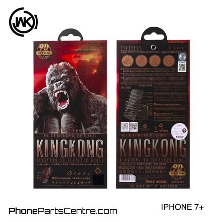 WK WK King Kong 9D Scherm iPhone 7 Plus (10 stuks)