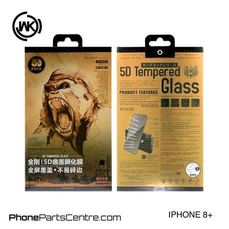 WK WK King Kong 5D glass iPhone 8 Plus (5 pcs)