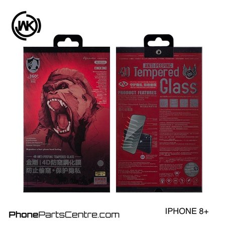 WK WK King Kong 4D Privacy glass iPhone 8 Plus (5 pcs)