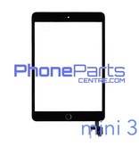 Touchscreen / glazen voorkant / home button voor iPad mini 3 (2 stuks)