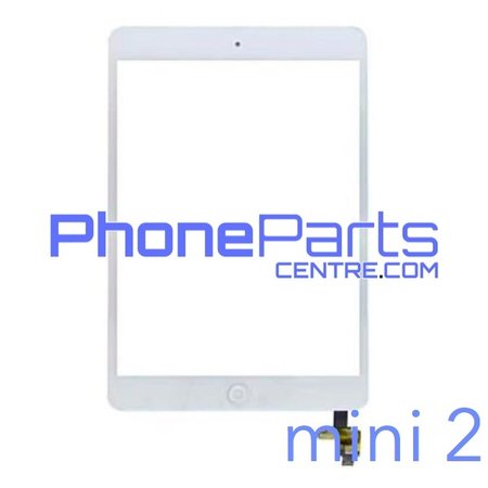 Touchscreen / glazen voorkant / home button voor iPad mini 2 (2 stuks)