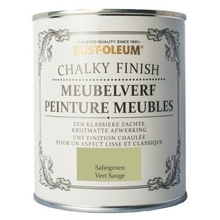 Rust-Oleum Chalky Finish Meubelverf Saliegroen (Sage Green)