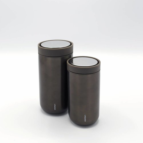 Stelton to-go-click thermosbeker (metallic bruin) 