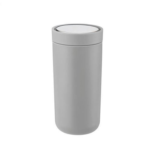 Stelton to-go-click thermosbeker staal (soft light grey) 