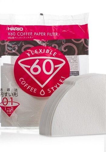 Hario V60 filterpapier 01 100 stuks 