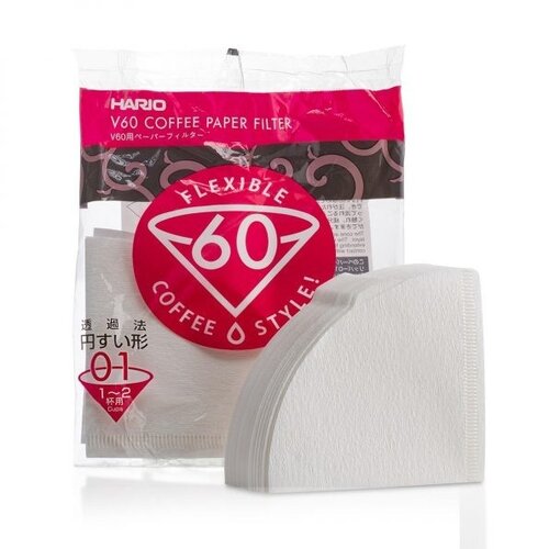 Hario V60 filterpapier 01 100 stuks 