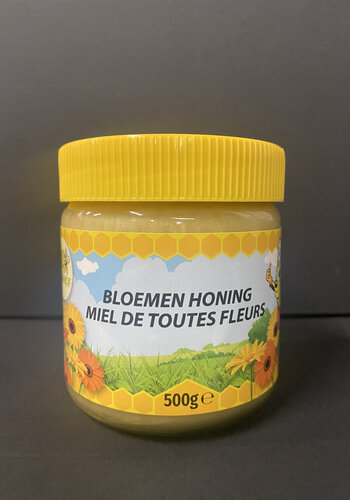 Bloemen honing vast 