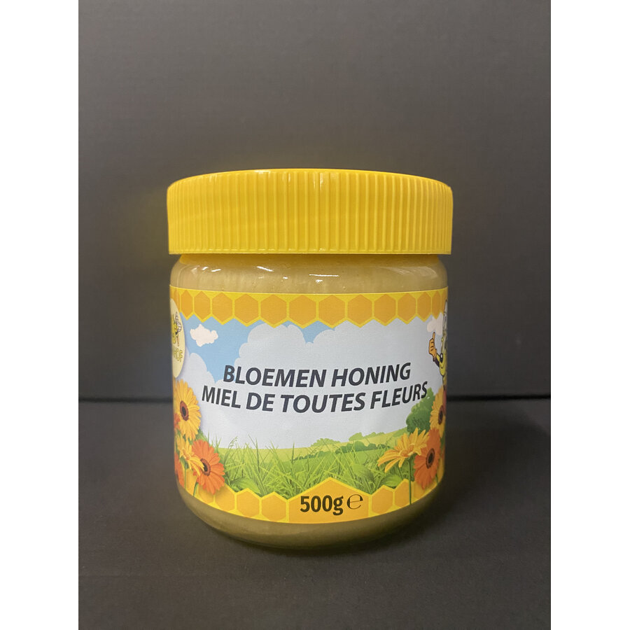 Bloemen honing vast 500gr