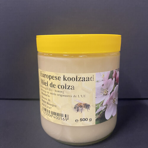 Koolzaadhoning 500 gr 