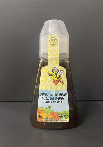 Dennen honing vloeibaar knijpfles 250gr 