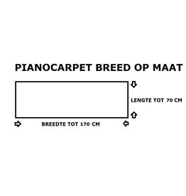 Pianocarpet Pianocarpet  Breit - Auf Maß