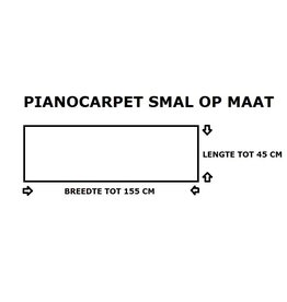 Pianocarpet Pianocarpet  Schmal - Auf Maß
