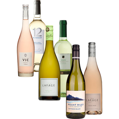 Desmaakvangoedewijn.nl Wijnpakket Fris Wit & Rosé Desmaakvangoedewijn.nl Wijnpakket Fris Wit & Rosé