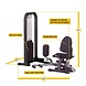 Body-Solid INNER/OUTER THIGH met 95 kg gewichtstapel Body-Solid INNER/OUTER THIGH met 95 kg gewichtstapel
