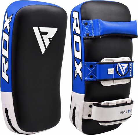 RDX Sports APR-T1 Stootkussen - Thai Kick Pad - Blauw - Per Stuk RDX Sports APR-T1 Stootkussen - Thai Kick Pad - Blauw - Per Stuk