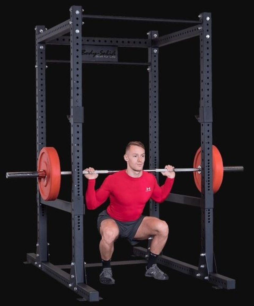 Body-Solid Full Commercial Extended Power Rack SPR1000BACK