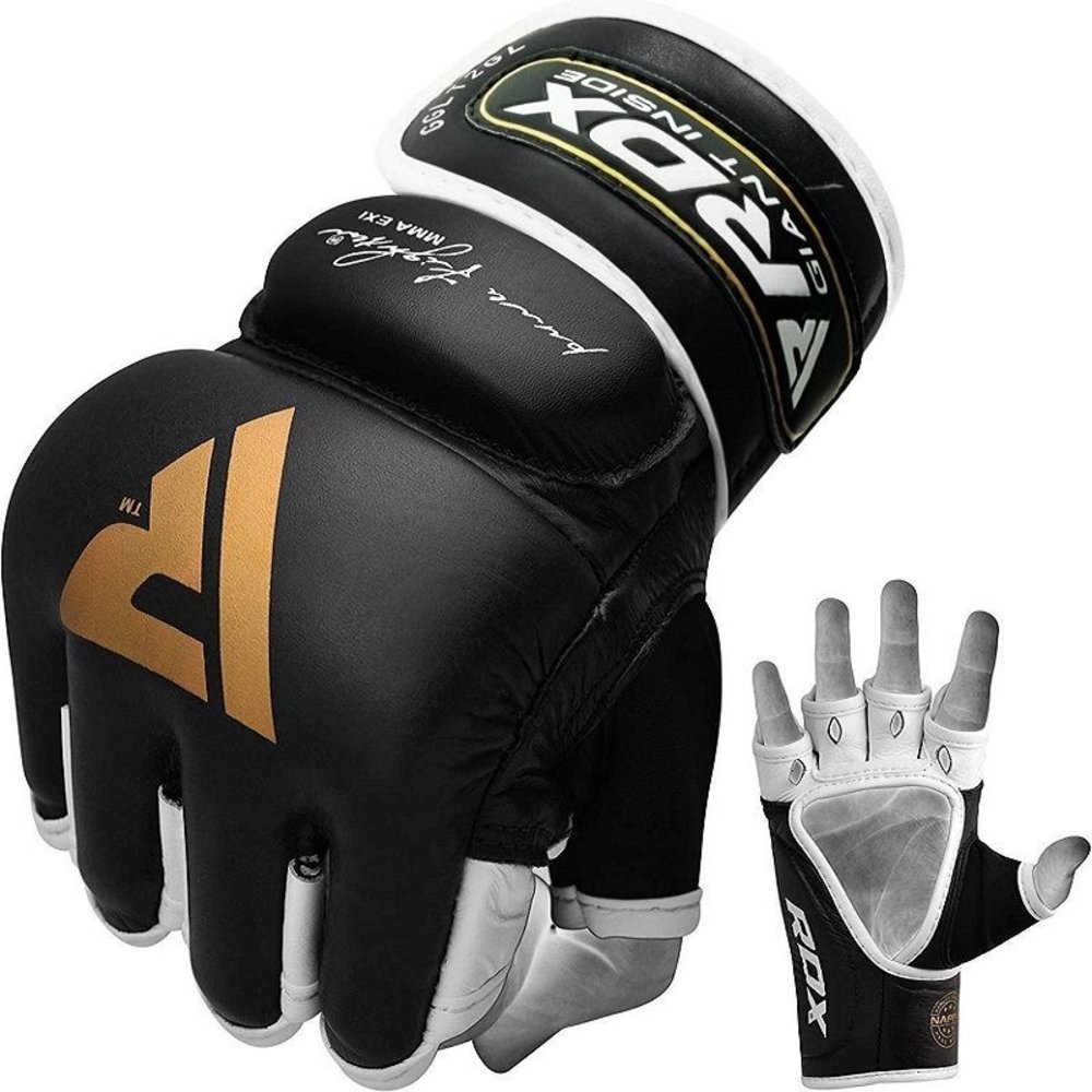 RDX T2 Leather MMA Handschoenen koop je NRGfitness.nl