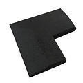 Fitness Vloer Hoekprofiel 20mm Rubber Fitness Vloer Hoekprofiel 20mm Rubber